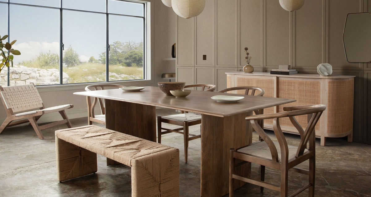 Nara 80" Wood Dining Table