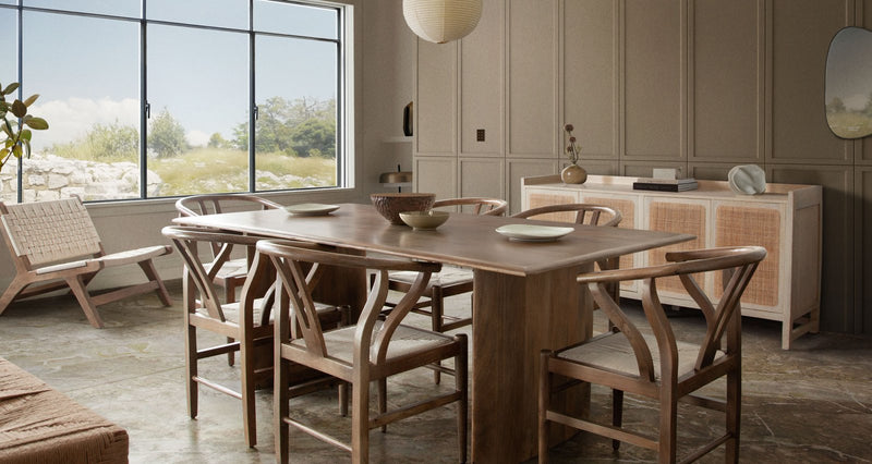 Nara 80" Wood Dining Table