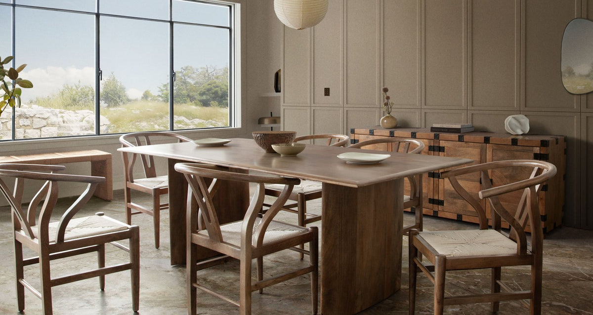 Nara 80" Wood Dining Table