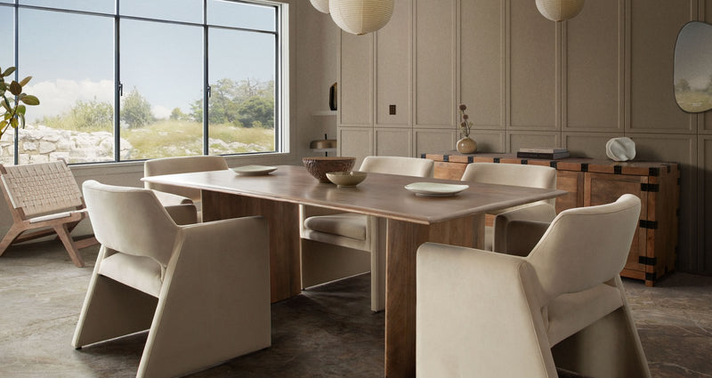 Nara 80" Wood Dining Table