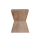 Nara Sculptured Pedestal End Table