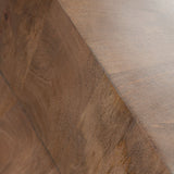 Nara Sculptured Pedestal End Table