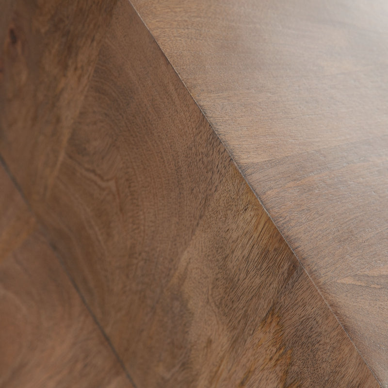 Nara Sculptured Pedestal End Table