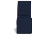 SY-1025906-391049 Newport Slipcovered Dining Chair | Moisture and Stain Resistant Washable Performance Fabric | Navy Blue