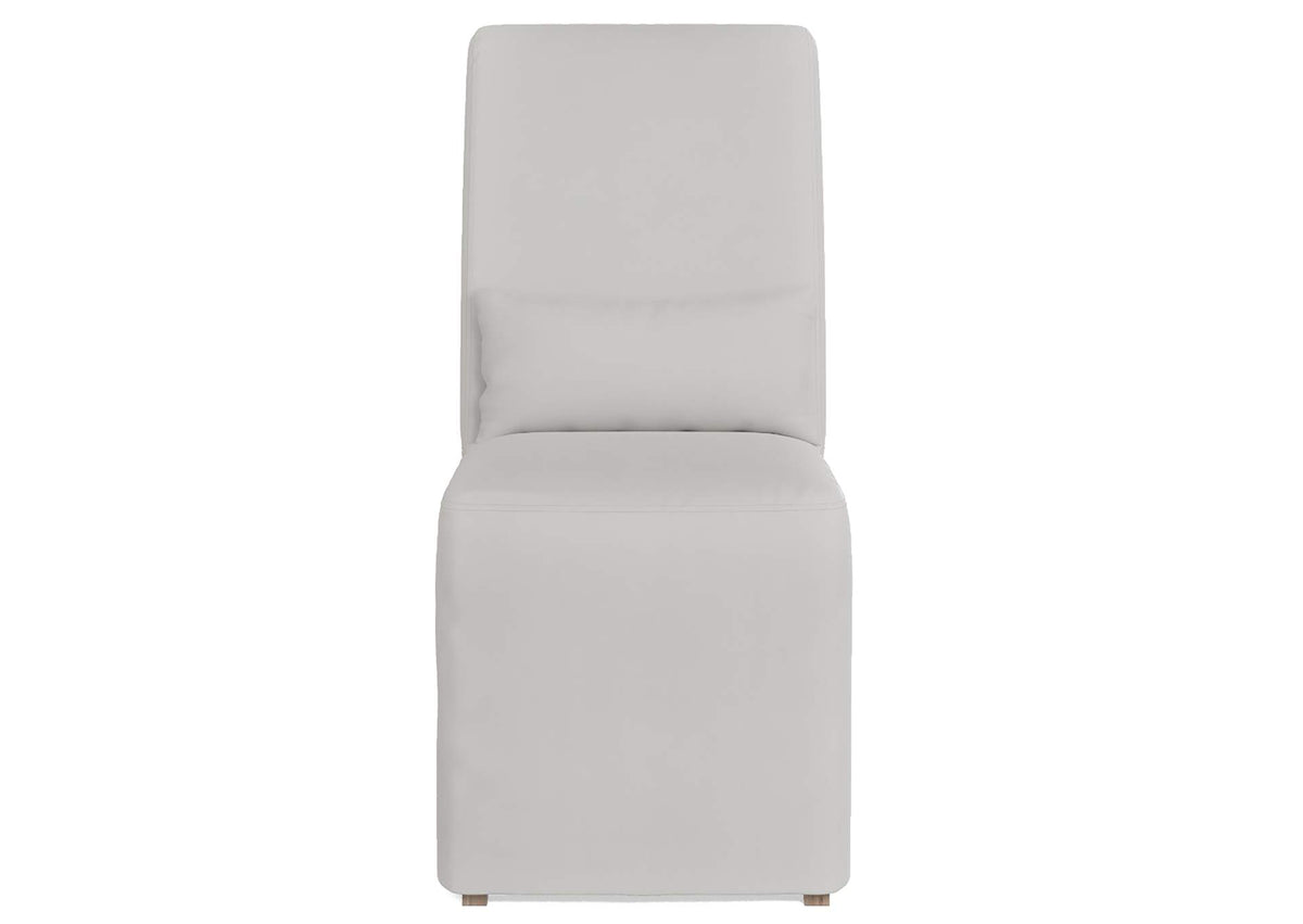 SY-1025906-391081 Newport Slipcovered Dining Chair | Moisture and Stain Resistant Washable Performance Fabric | White