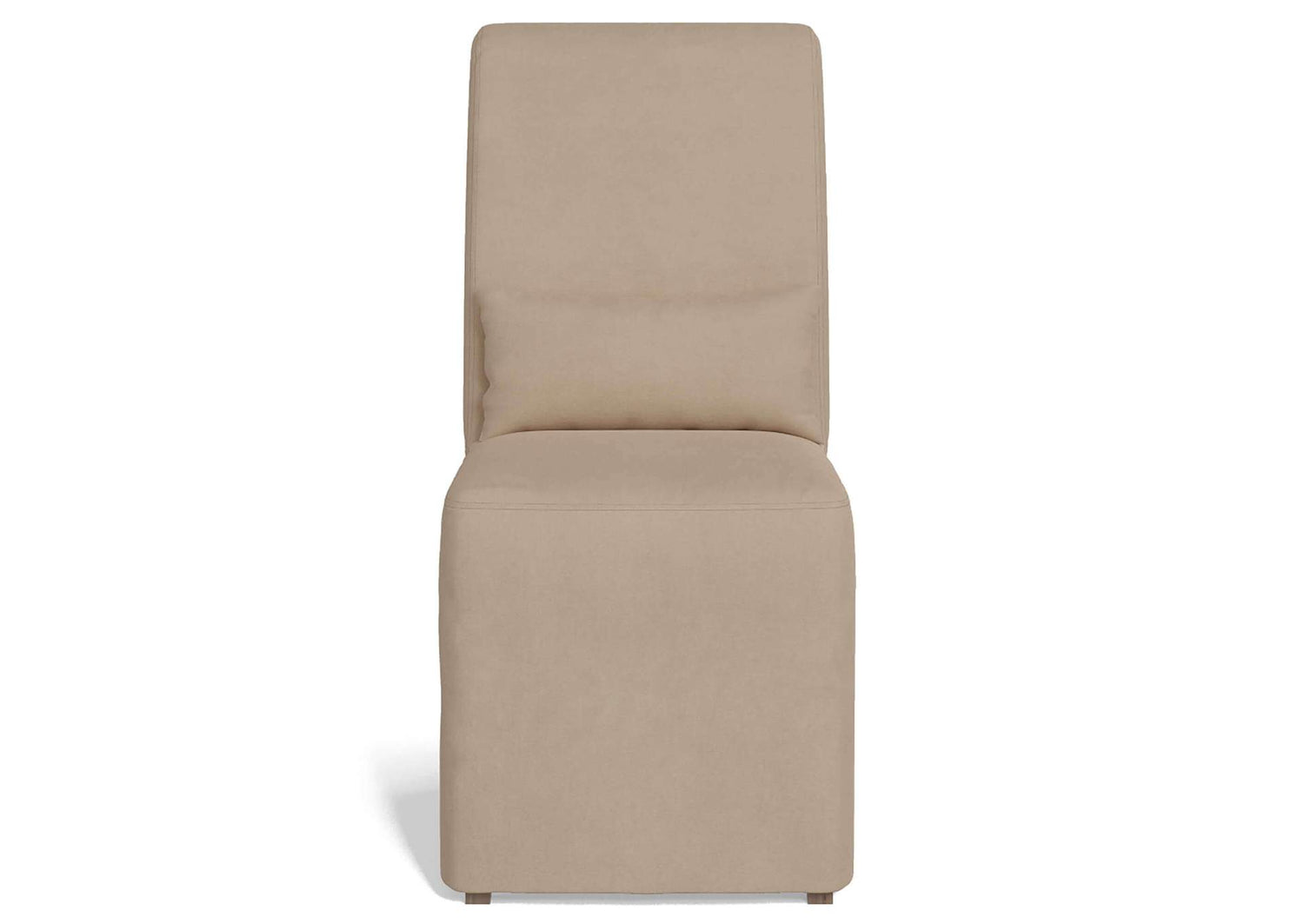 SY-1025906-391084 Newport Slipcovered Dining Chair | Moisture and Stain Resistant Washable Performance Fabric | Tan