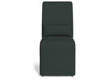 SY-1025906-391098 Newport Slipcovered Dining Chair | Moisture and Stain Resistant Washable Performance Fabric | Dark Gray