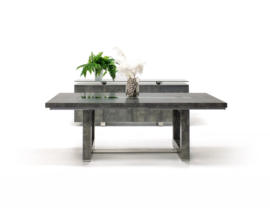 Novo Matte Concrete Dining Table
