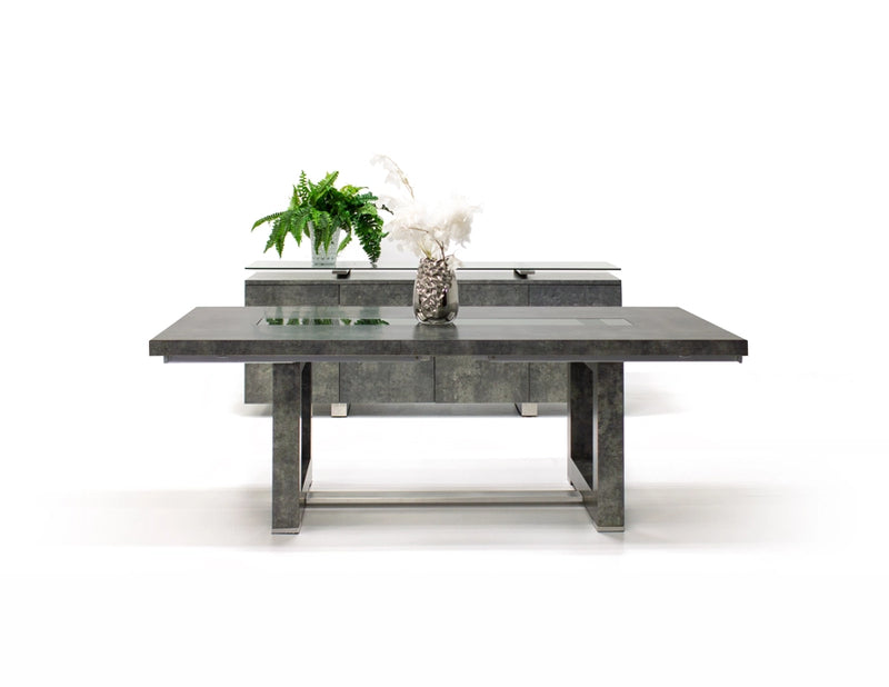 Novo Matte Concrete Dining Table