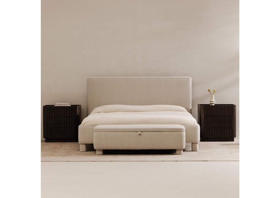 OA-1002-29-0 Ichigo Queen Bed Light Grey