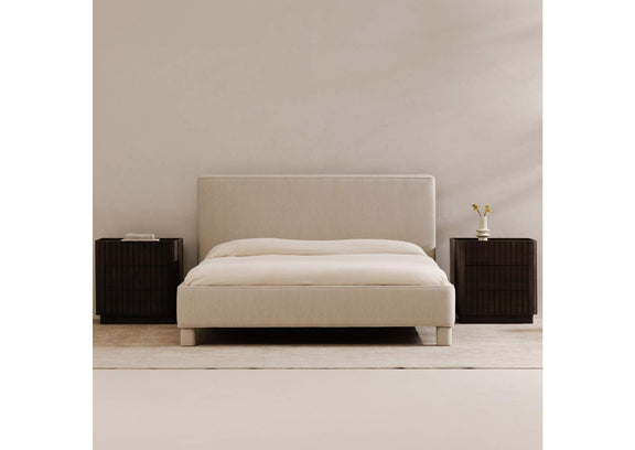 OA-1003-29-0 Ichigo King Bed Light Grey