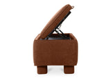 OA-1004-12 Ichigo Storage Bench Deep Orange