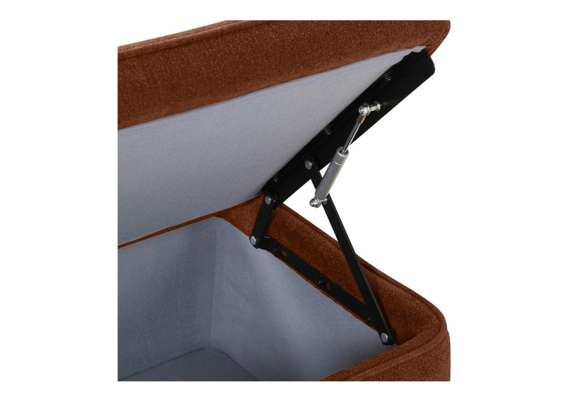OA-1004-12 Ichigo Storage Bench Deep Orange
