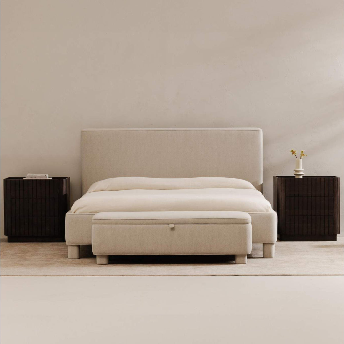 OA-1004-29 Ichigo Storage Bench Light Grey