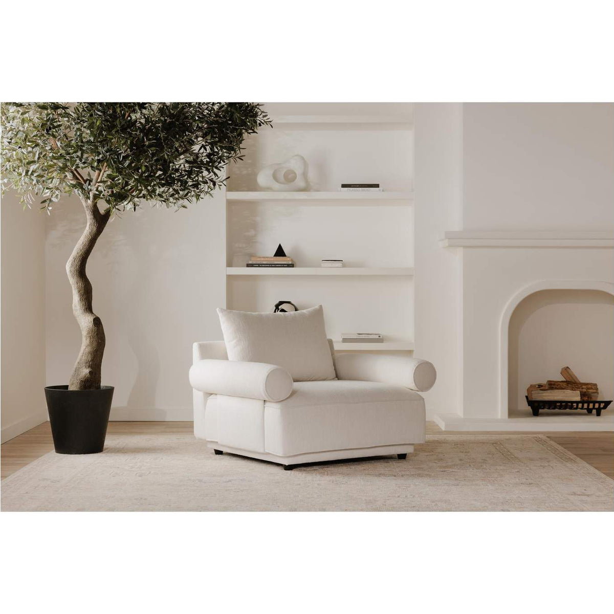OA-1007-18 Rosello Armchair White