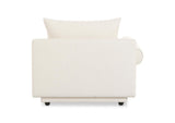 OA-1008-18 Rosello Left Arm Facing Chair White