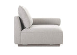 OA-1009-29 Rosello Right Arm Facing Chair Light Grey