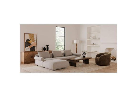 OA-1009-29 Rosello Right Arm Facing Chair Light Grey