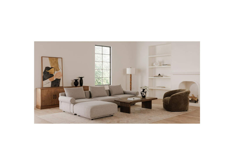 OA-1009-29 Rosello Right Arm Facing Chair Light Grey