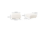 OA-1012-18 Rosello Ottoman White