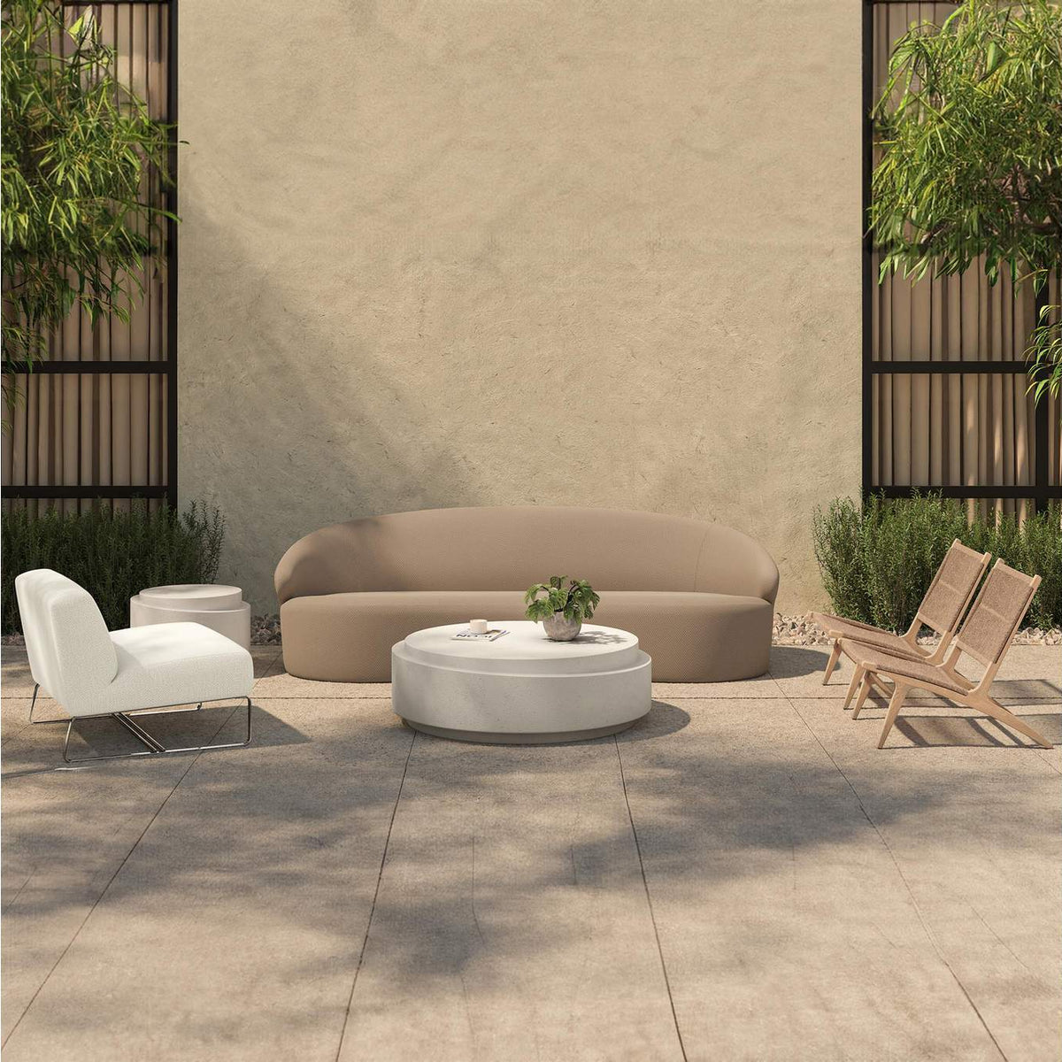 OA-1021-39 Cove Outdoor Sofa Taupe