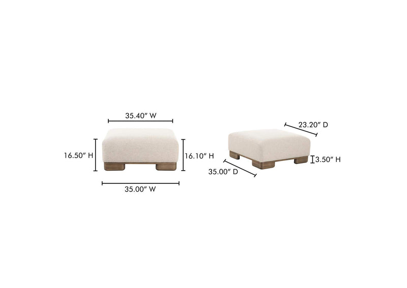 OA-1033-34 June Ottoman Oatmeal