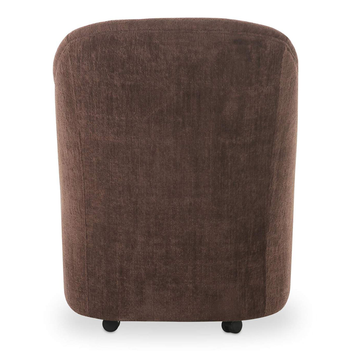 OA-1034-20 Drava Rolling Dining Chair Dark Brown