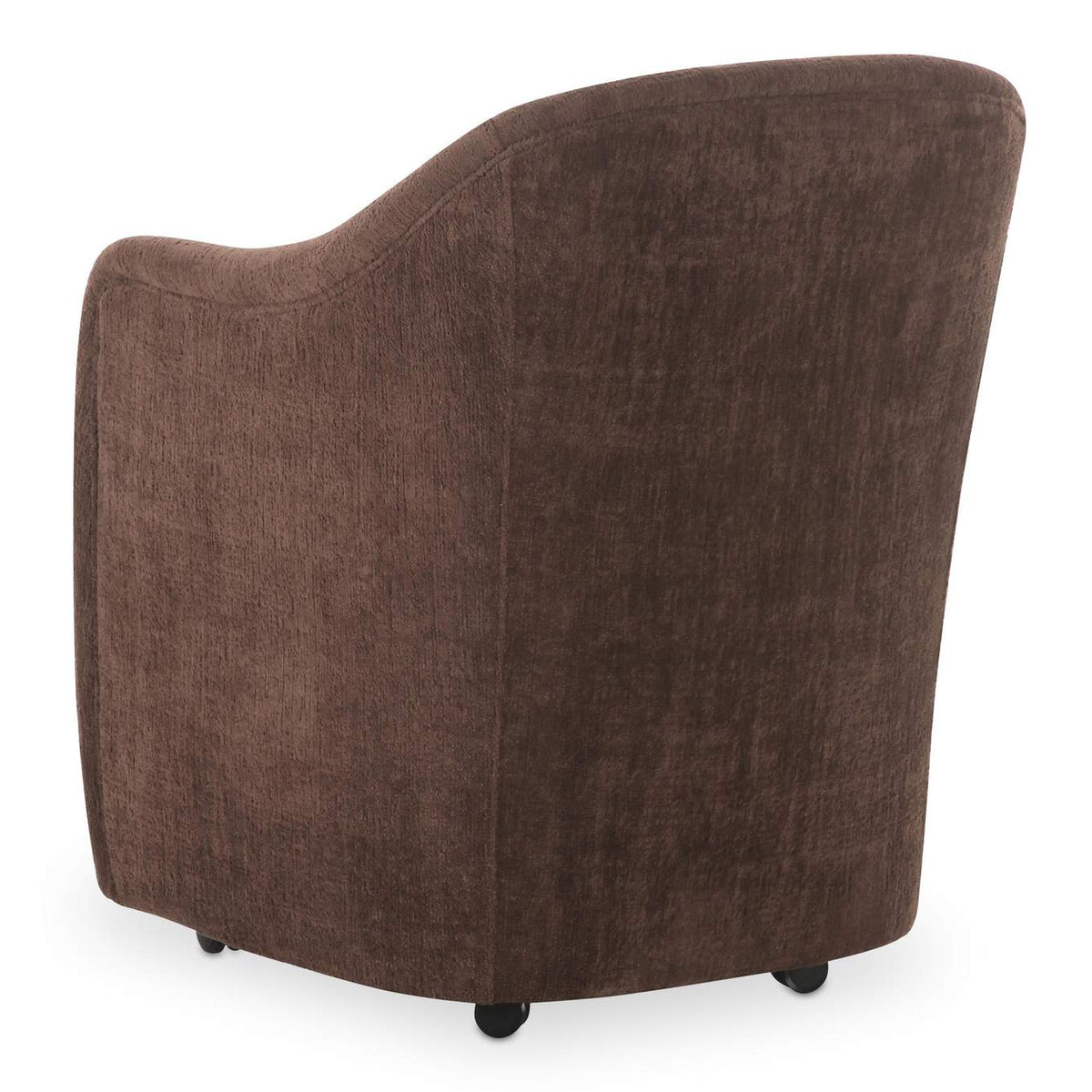 OA-1034-20 Drava Rolling Dining Chair Dark Brown