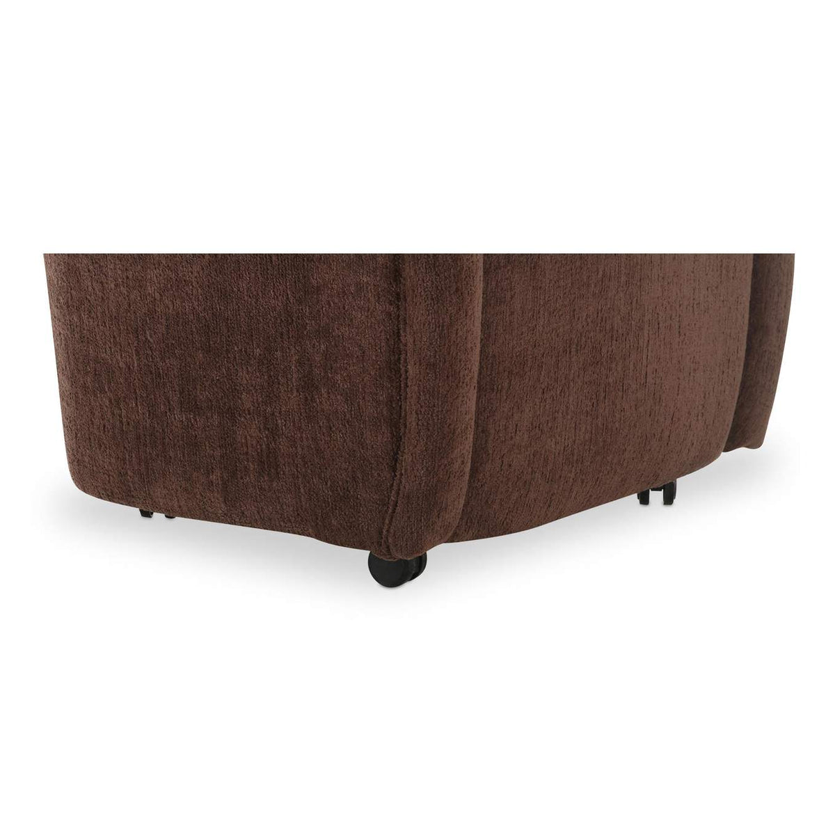 OA-1034-20 Drava Rolling Dining Chair Dark Brown