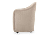 OA-1034-34 Drava Rolling Dining Chair Beige