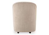OA-1034-34 Drava Rolling Dining Chair Beige