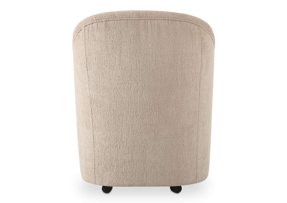 OA-1034-34 Drava Rolling Dining Chair Beige