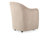 OA-1034-34 Drava Rolling Dining Chair Beige