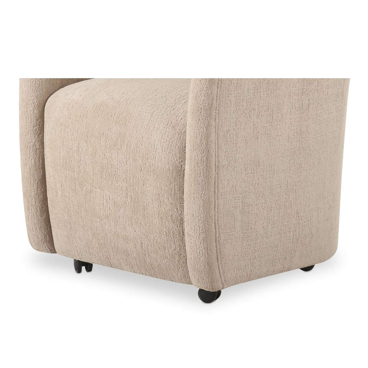 OA-1034-34 Drava Rolling Dining Chair Beige