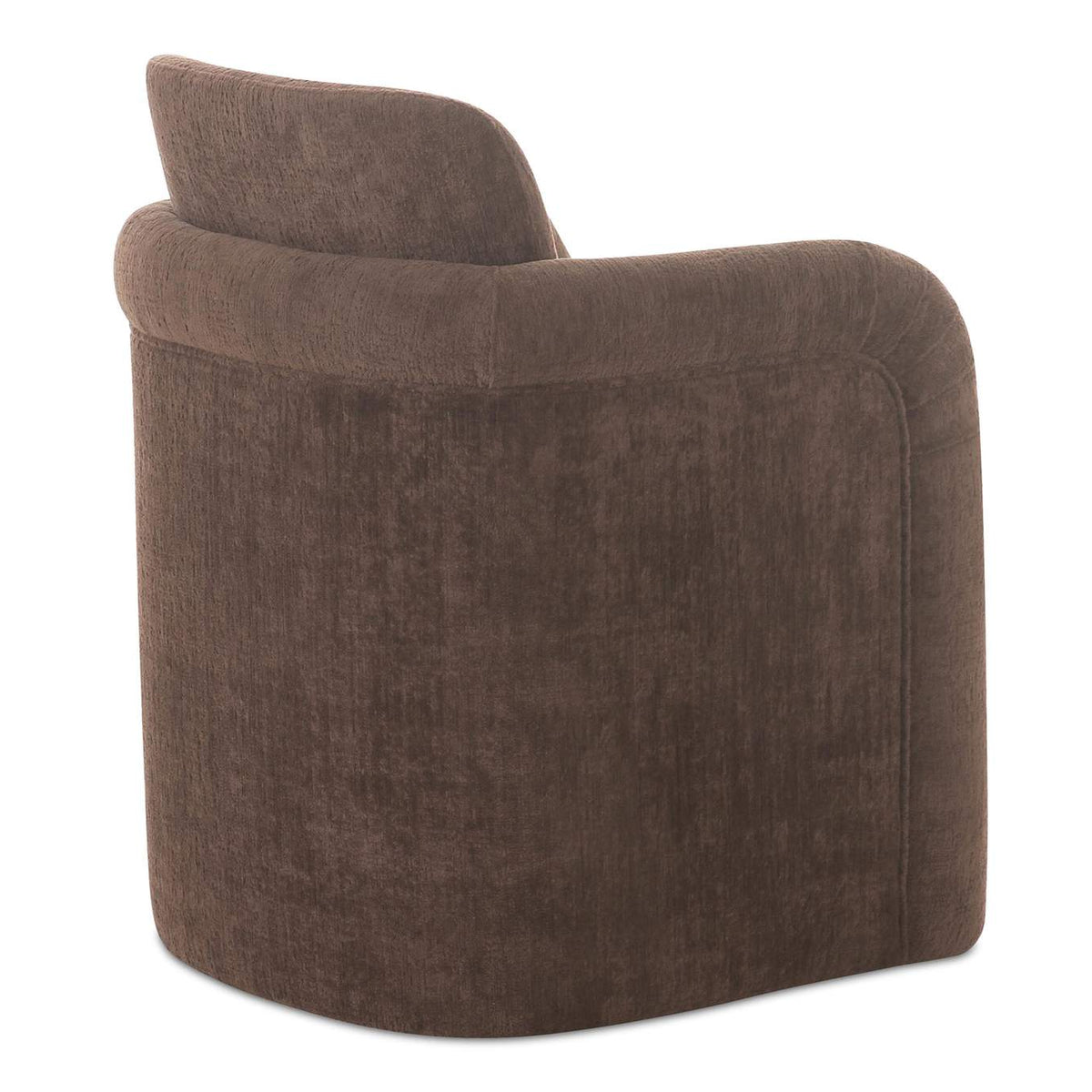 OA-1035-20 Mesto Rolling Dining Chair Dark Brown