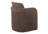 OA-1035-20 Mesto Rolling Dining Chair Dark Brown