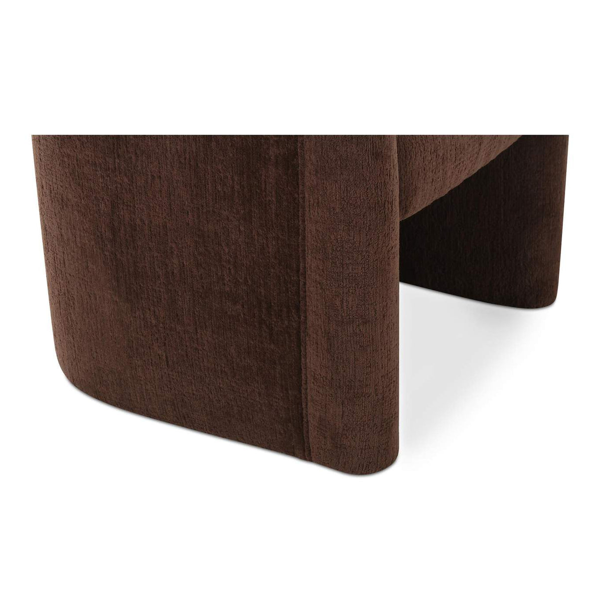 OA-1035-20 Mesto Rolling Dining Chair Dark Brown