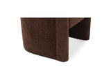 OA-1035-20 Mesto Rolling Dining Chair Dark Brown