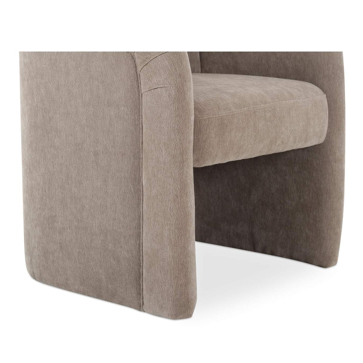 OA-1035-39 Mesto Rolling Dining Chair Taupe
