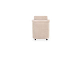 OA-1035-39 Mesto Rolling Dining Chair Taupe