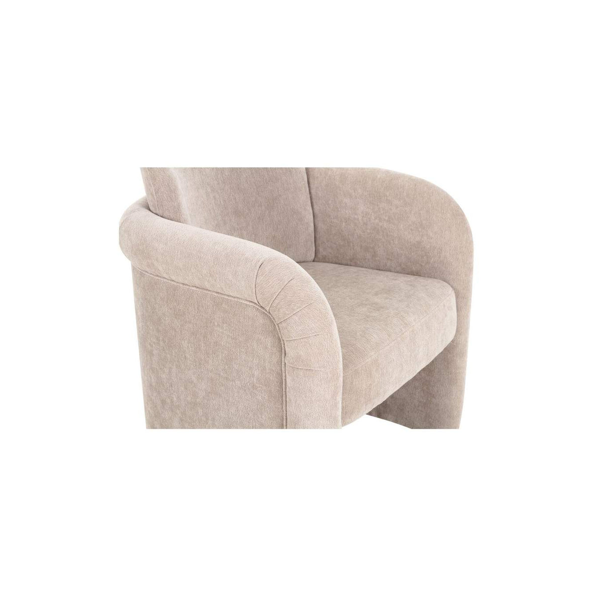 OA-1035-39 Mesto Rolling Dining Chair Taupe