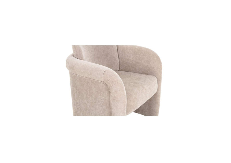 OA-1035-39 Mesto Rolling Dining Chair Taupe