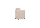 OA-1035-39 Mesto Rolling Dining Chair Taupe