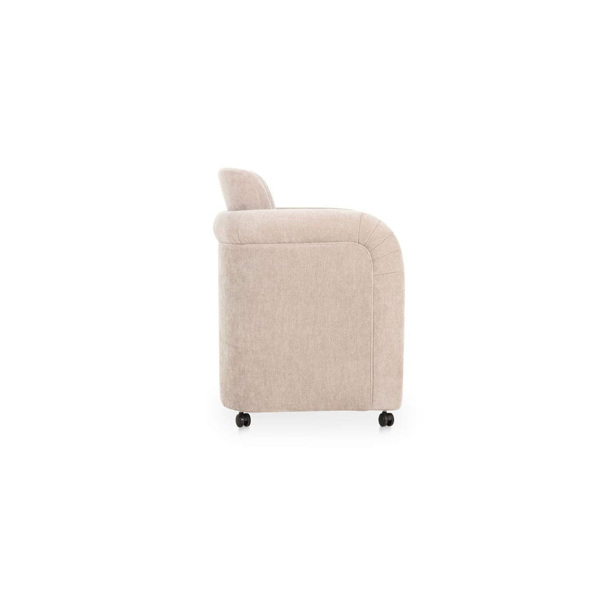 OA-1035-39 Mesto Rolling Dining Chair Taupe