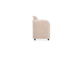 OA-1035-39 Mesto Rolling Dining Chair Taupe