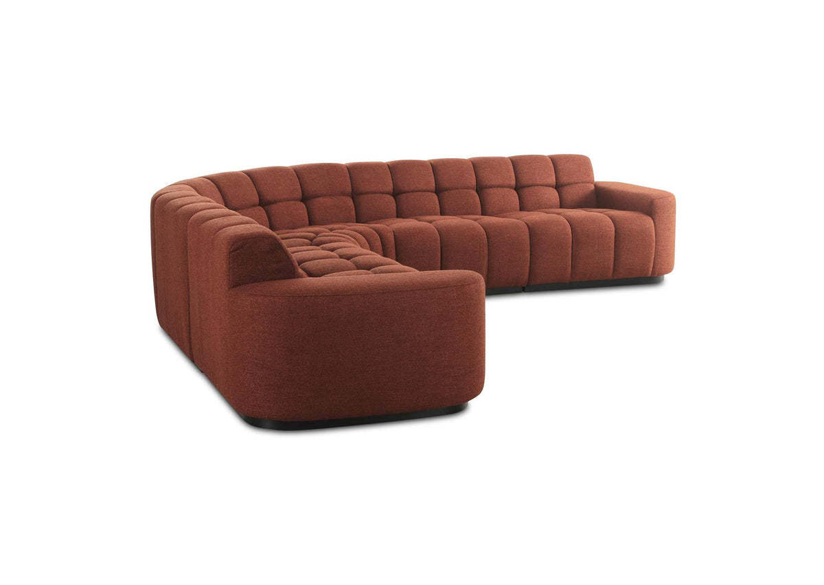 OA-1042-12-0 Roman L - Shaped Sectional Rust