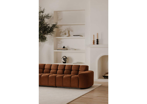 OA-1042-12-0 Roman L - Shaped Sectional Rust