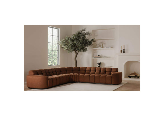 OA-1042-12-0 Roman L - Shaped Sectional Rust