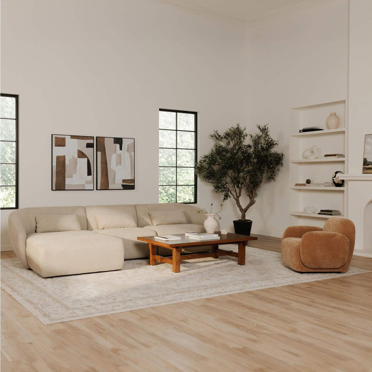 OA-1043-42 Hazel Lounge Chair Copper