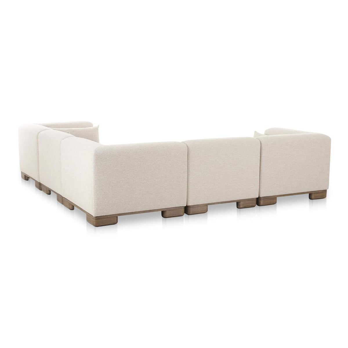 OA-1048-34 June Classic L - Shaped Modular Sectional Oatmeal